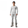 UTO Low-Neck Wool Quick-Dry Men's Outdoor Sports Ski Base Layer Thermal Set